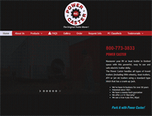 Tablet Screenshot of powercaster.com